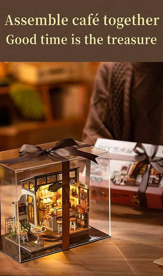 Café Rolife DIY Miniature House Craft Dollhouse