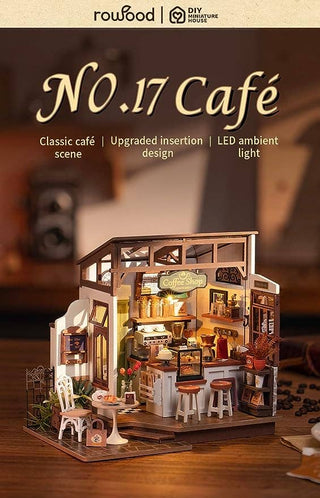 Café Rolife DIY Miniature House Craft Dollhouse