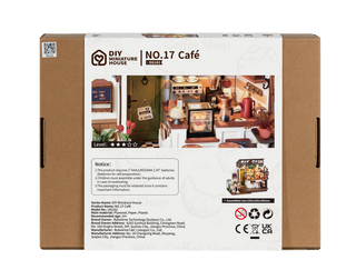 Café Rolife DIY Miniature House Craft Dollhouse