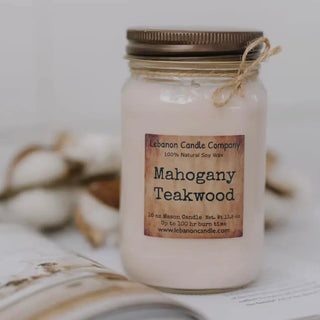 16oz Mahogany Teakwood Candle