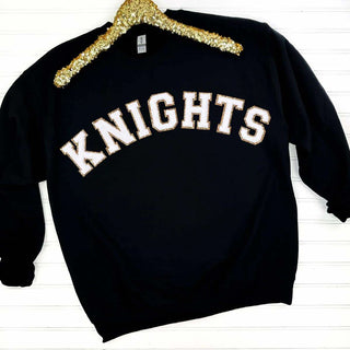 Knights Black Crew Sweat Shirt