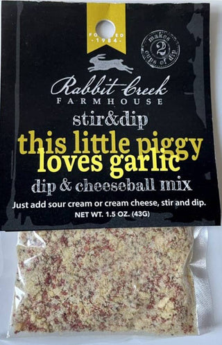 This Little Piggy Loves Garlic Dip Mix-Multiple Uses in 1.