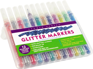 Studio Series Glitter Marker Set (12-piece set)