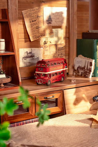 London Bus 3D Wooden Puzzles