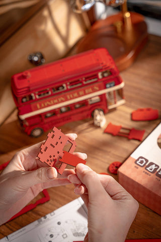 London Bus 3D Wooden Puzzles