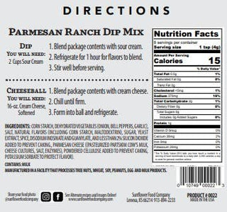 Parmesan Ranch Dip Vegetable Mix-Multiple Products in 1!