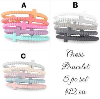 5 set Cross Bracelet