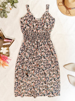 IN STOCK Cassidy Midi Dress - Micro Vintage Floral