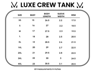 IN STOCK Luxe Crew Tank - Autumn