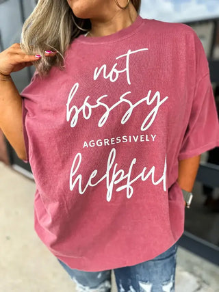 Not Bossy Puff Graphic Tee