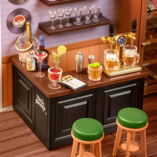 Leisurely Cheers Bar DIY Plastic Miniature House