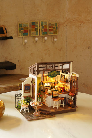 Café Rolife DIY Miniature House Craft Dollhouse